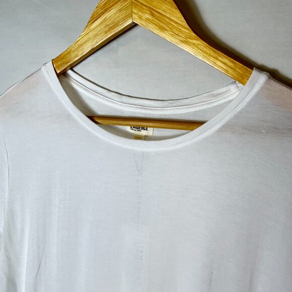 L'AGENCE NWT Remy White Modal Crewneck Short Sleeve T-Shirt Size XL - Picture 4 of 12